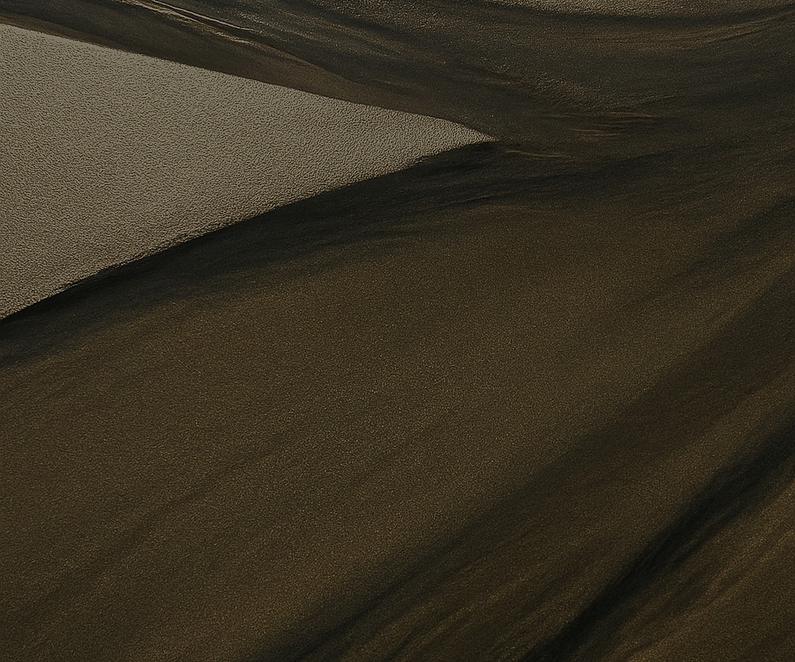Abstract wavy patterns in earthy tones.