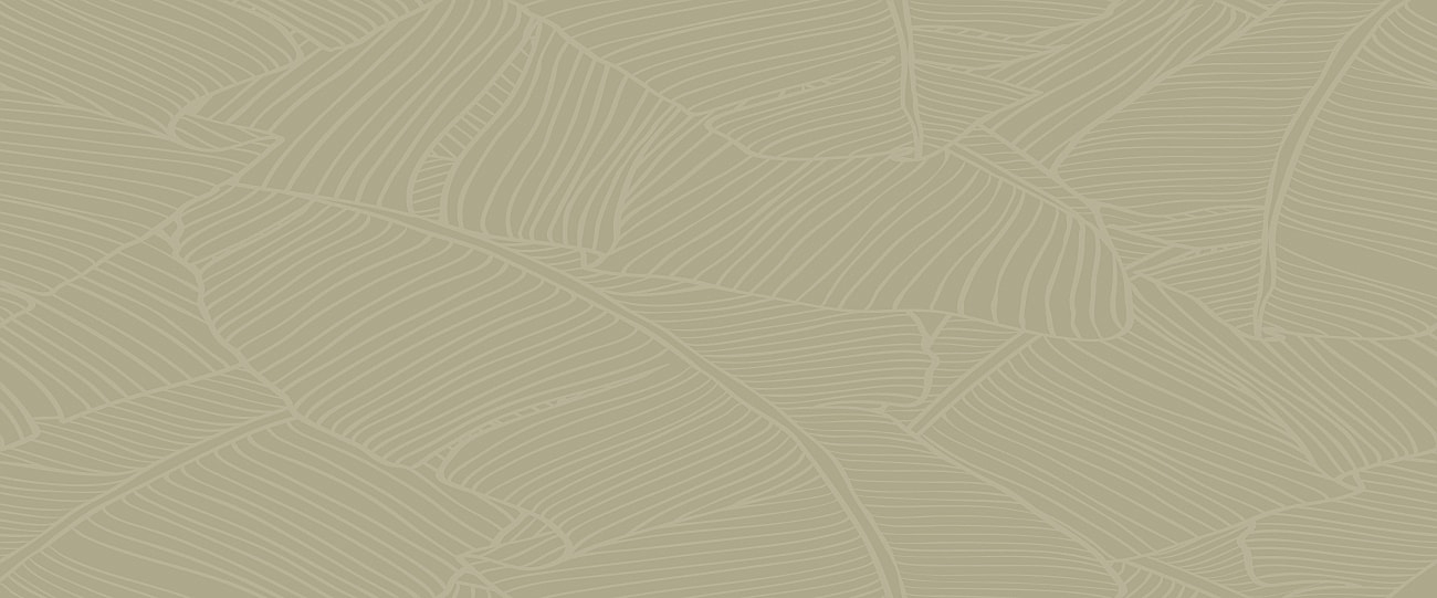 Subtle leaf pattern in soft beige background.