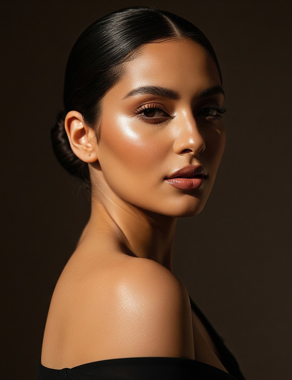 Solid light beige background texture.